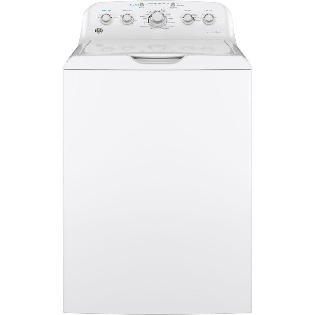 💥Clearance Sale🔥 GE Appliances Washer & Dryer Set with 4.5 Cubic Feet Top Load Washer and 7.2 Cubic Feet Electric Dryer