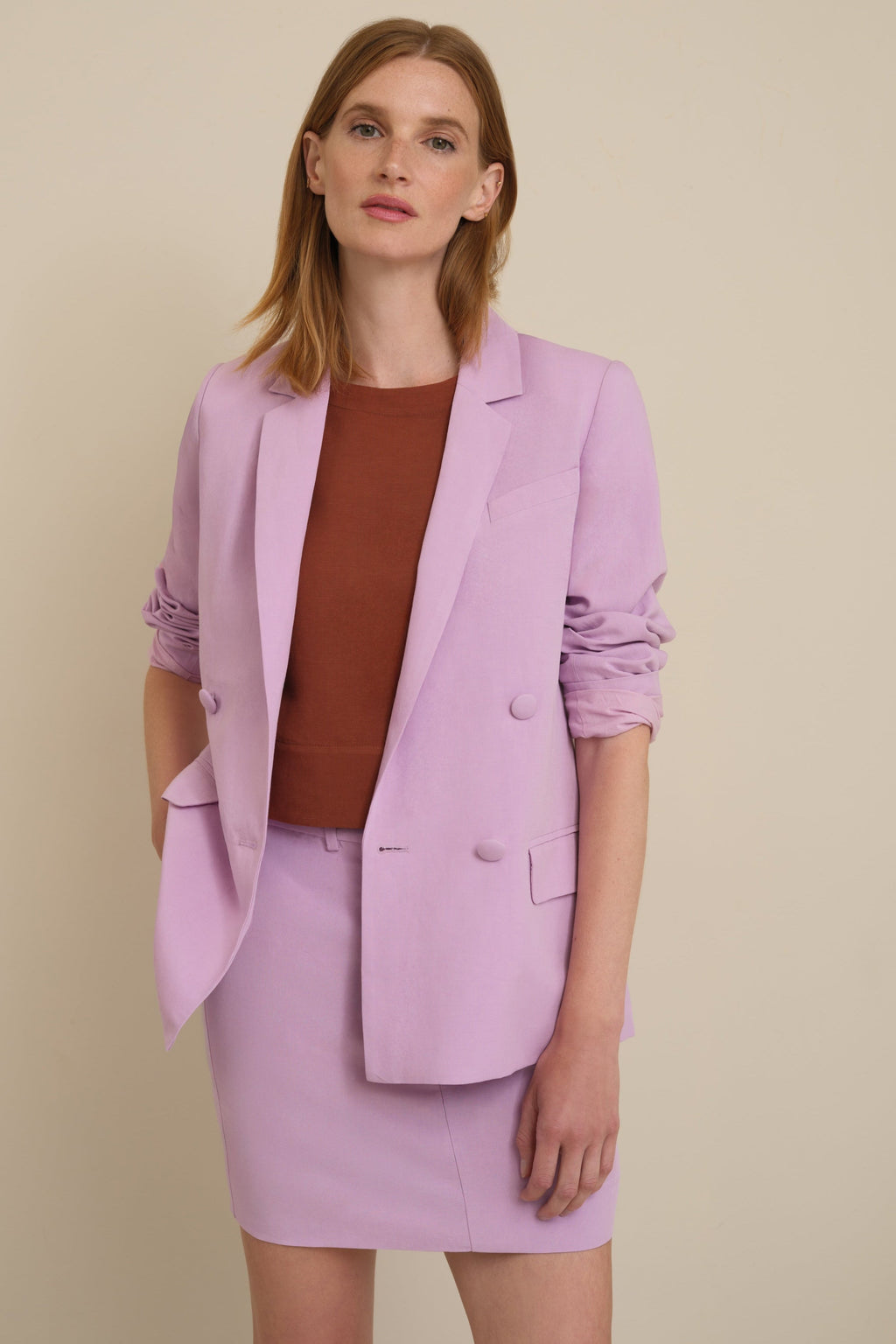The Paige Mini Skirt Peony