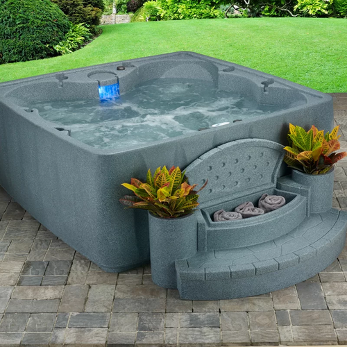 AquaRest Discover AR600 6-Person 29-Jet Plug & Play Hot Tub with Ozonator