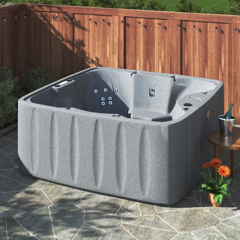 AquaRest Discover AR600 6-Person 29-Jet Plug & Play Hot Tub with Ozonator