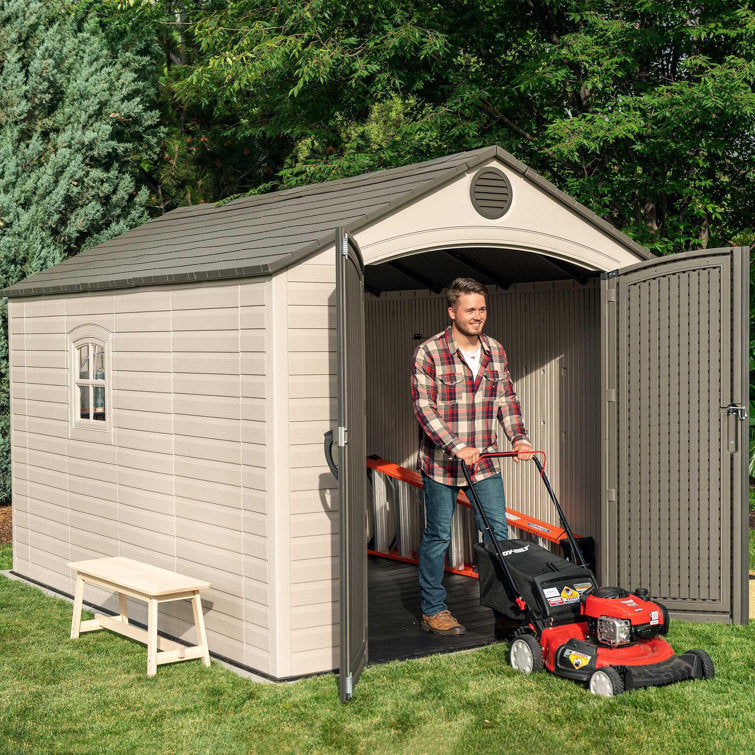 Lifetime 8 ft. x 12.5 ft. High Density Reinforced Structure Outdoor Storage Shed