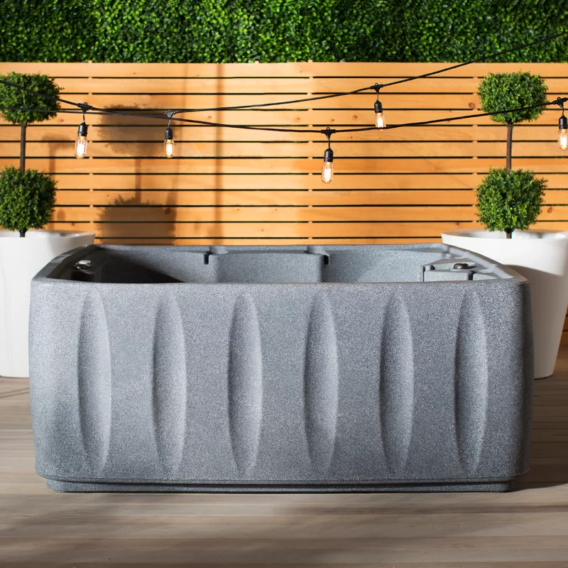 AquaRest Discover AR600 6-Person 29-Jet Plug & Play Hot Tub with Ozonator